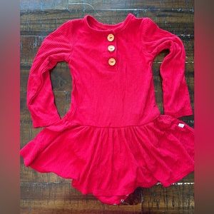 Posh peanut 18-24 twirl skirt body suit